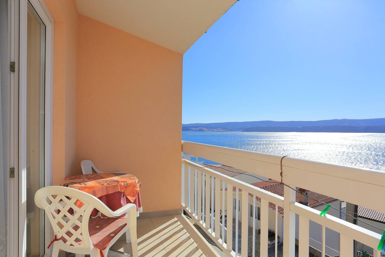 Ganze Wohnung, Studio Appartement mit Balkon und Meerblick Stanici, Omis As-2818-b in Stanici, Omis-Riviera