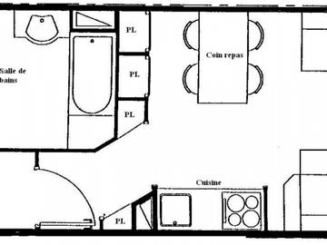 Studio pour 4 Personnes dans Plagne Soleil, Mâcot-la-Plagne, Photo 4