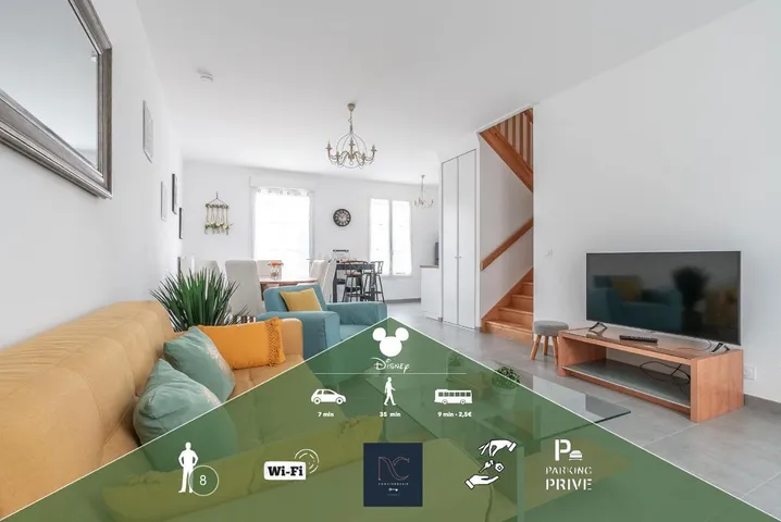 Casa de vacaciones para 8 personas, con jardín y terraza - 1