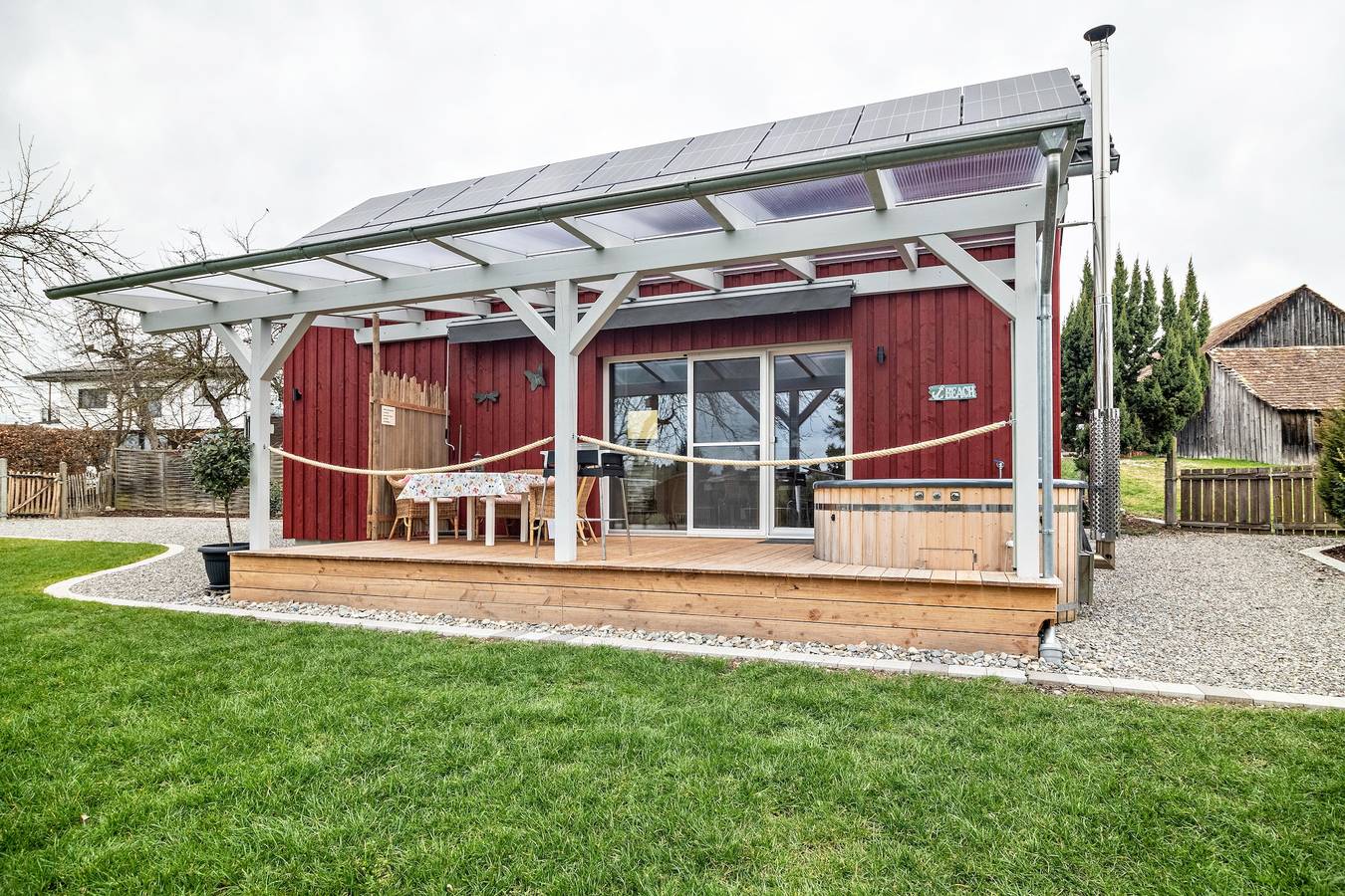 Ferienhaus 'Vroni' mit privater Terrasse, privatem Garten, Whirlpool und Wlan in Ebersbach-Musbach, Region Bodensee-Oberschwaben