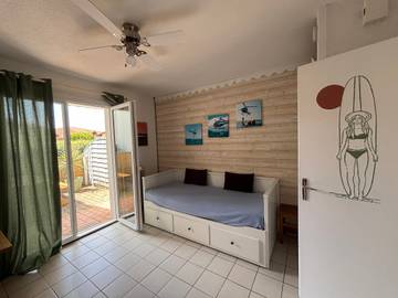 Gîte pour 4 personnes, avec terrasse dans Biscarrosse Plage