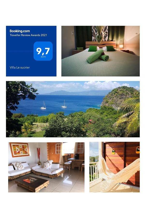 Gîte pour 7 personnes, avec vue et jardin, animaux acceptés dans Plage du Pain de Sucre