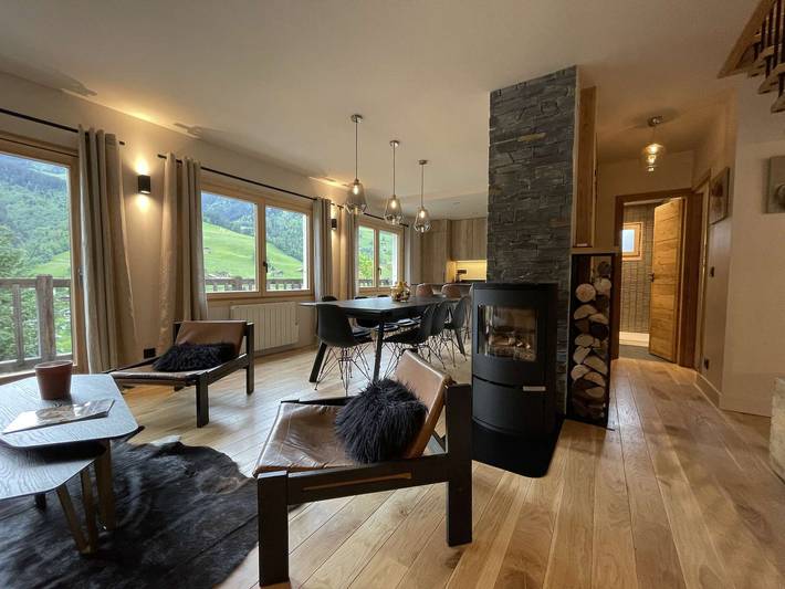 Maison pour 8 personnes, avec Balcon et Terrasse dans Arêches