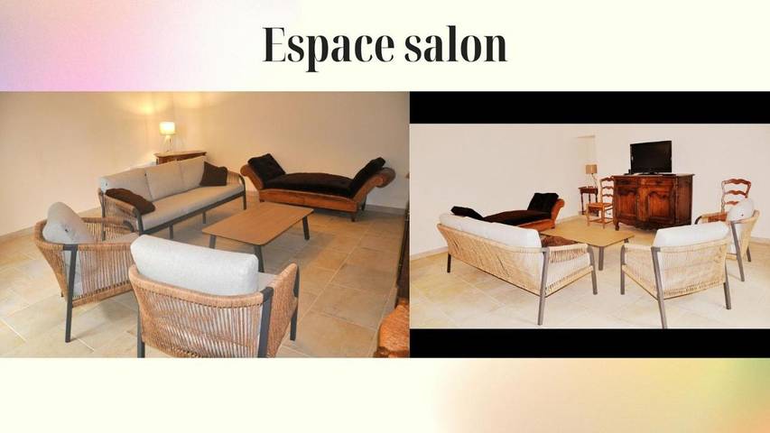 Location de vacances pour 10 personnes, avec jardin ainsi que piscine et vue à Visan - 3