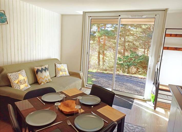 Appartement de vacances pour 5 personnes, avec jardin et vue