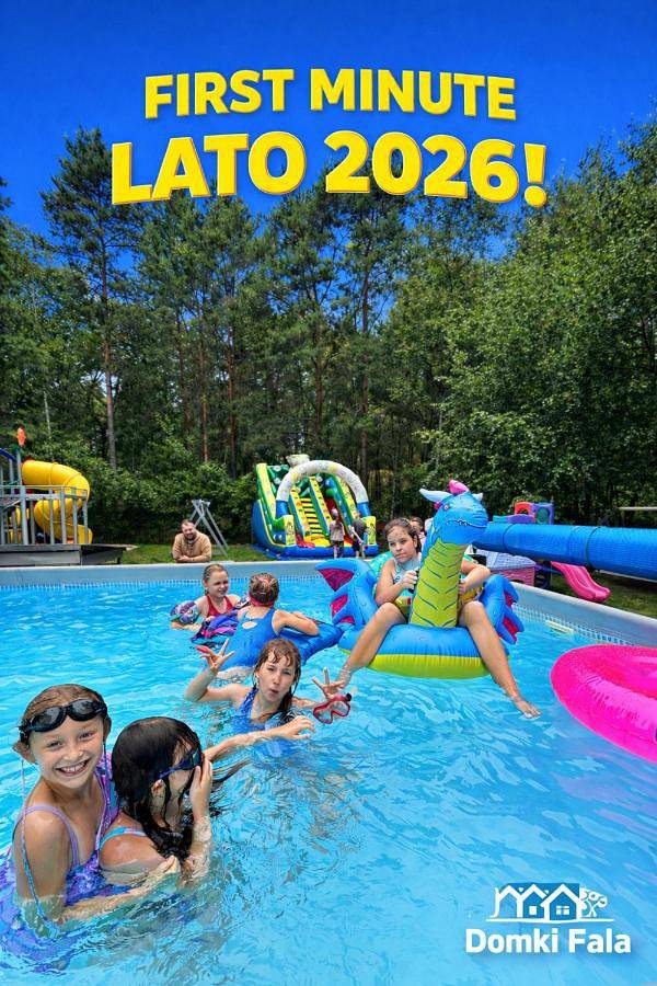 Domek letniskowy dla 2 osób, z taras i basen oraz ogród w Bobolin