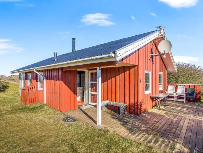 Ferienhaus für 6 Personen, mit Terrasse in Nørlev Strand