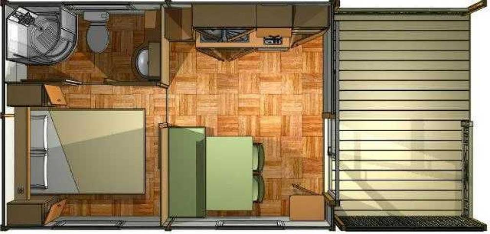 Chalet für 2 Personen, mit Kinderpool und Sauna in Bormes-les-Mimosas - 2