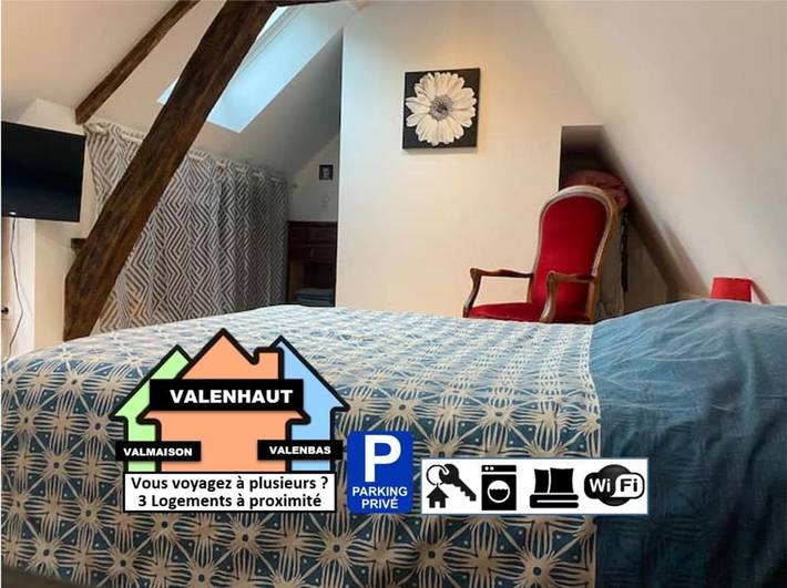 Appartement de vacances pour 4 personnes, avec terrasse ainsi que vue et jardin, animaux acceptés