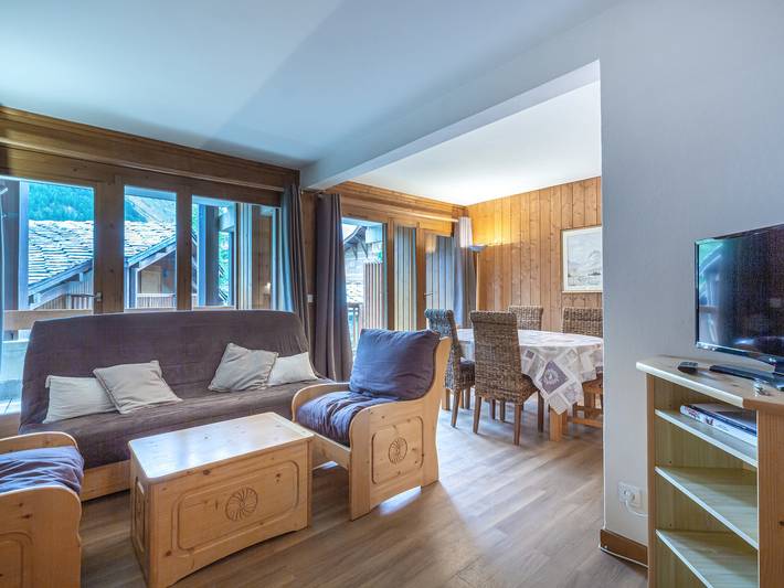 Chalet pour 6 personnes, avec balcon à Val-d'Isère