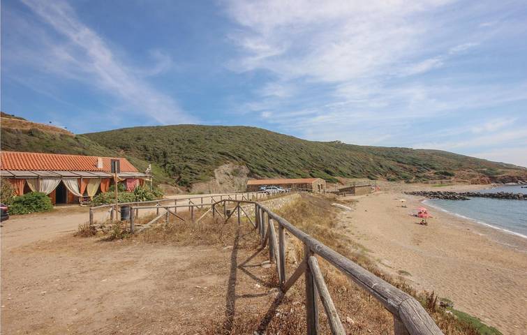 1BR sulla spiaggia con letto per bambini e WiFi in Porto Palma, Arbus (comune)