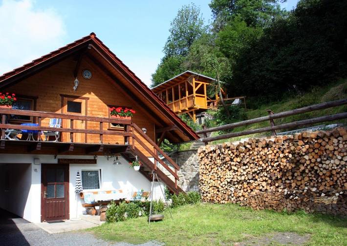 Ferienwohnung für 4 Personen, mit Terrasse und Garten sowie Sauna und Ausblick in Altenbrak