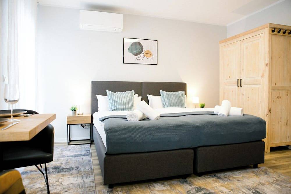 Ganze Wohnung, Bonquartier|Luxapt#1-Selfcheckin/Kü/Ac/Prkn/Sbahn in Sankt Augustin, Rhein-Sieg-Kreis