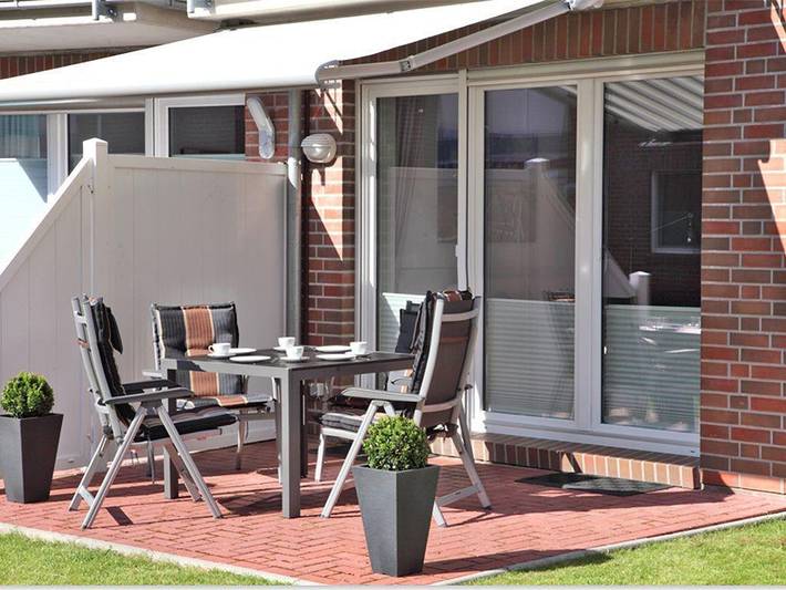Ferienwohnung für 4 Personen, mit Terrasse in Norddeich Mole