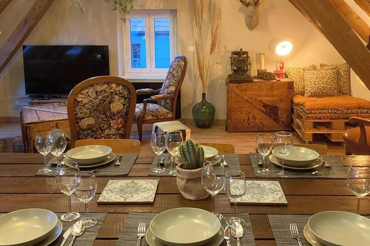 Gîte pour 6 personnes, avec balcon dans Fessenheim-le-Bas