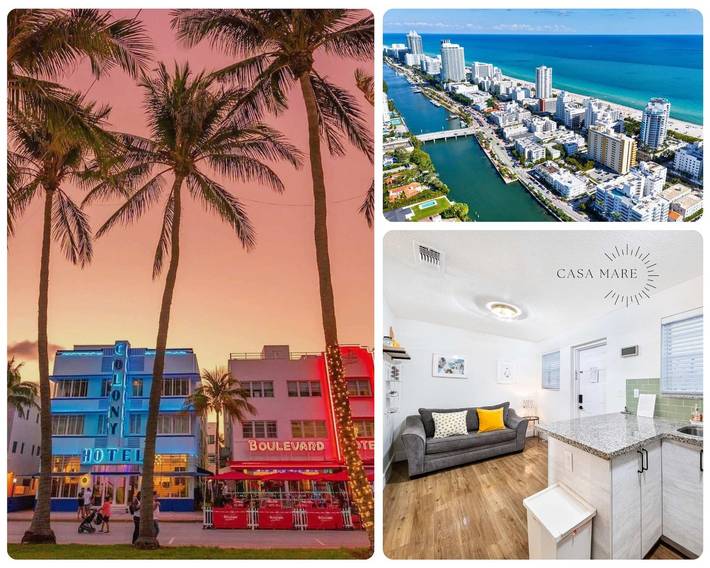 Apartamento de vacaciones para 2 personas, con balcón en Miami Beach