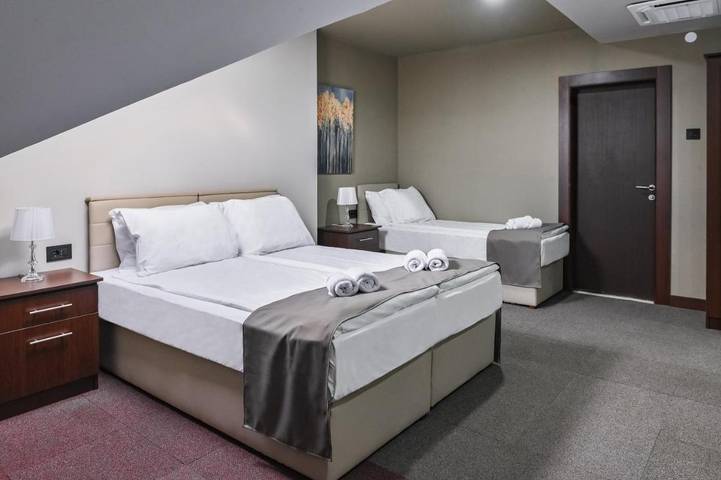 Appart’hôtel pour 5 personnes, avec jardin et vue