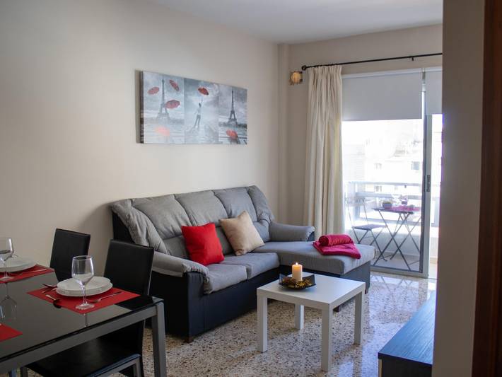 Gîte pour 3 personnes, avec Vue sur l’océan ainsi que Balcon et Terrasse dans Playa de San Juan