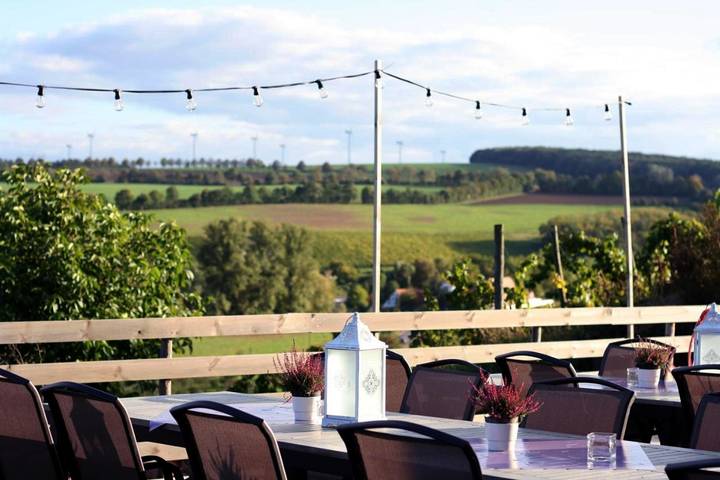 Hotel für 3 Personen, mit Terrasse und Garten sowie Ausblick in Flonheim - 2