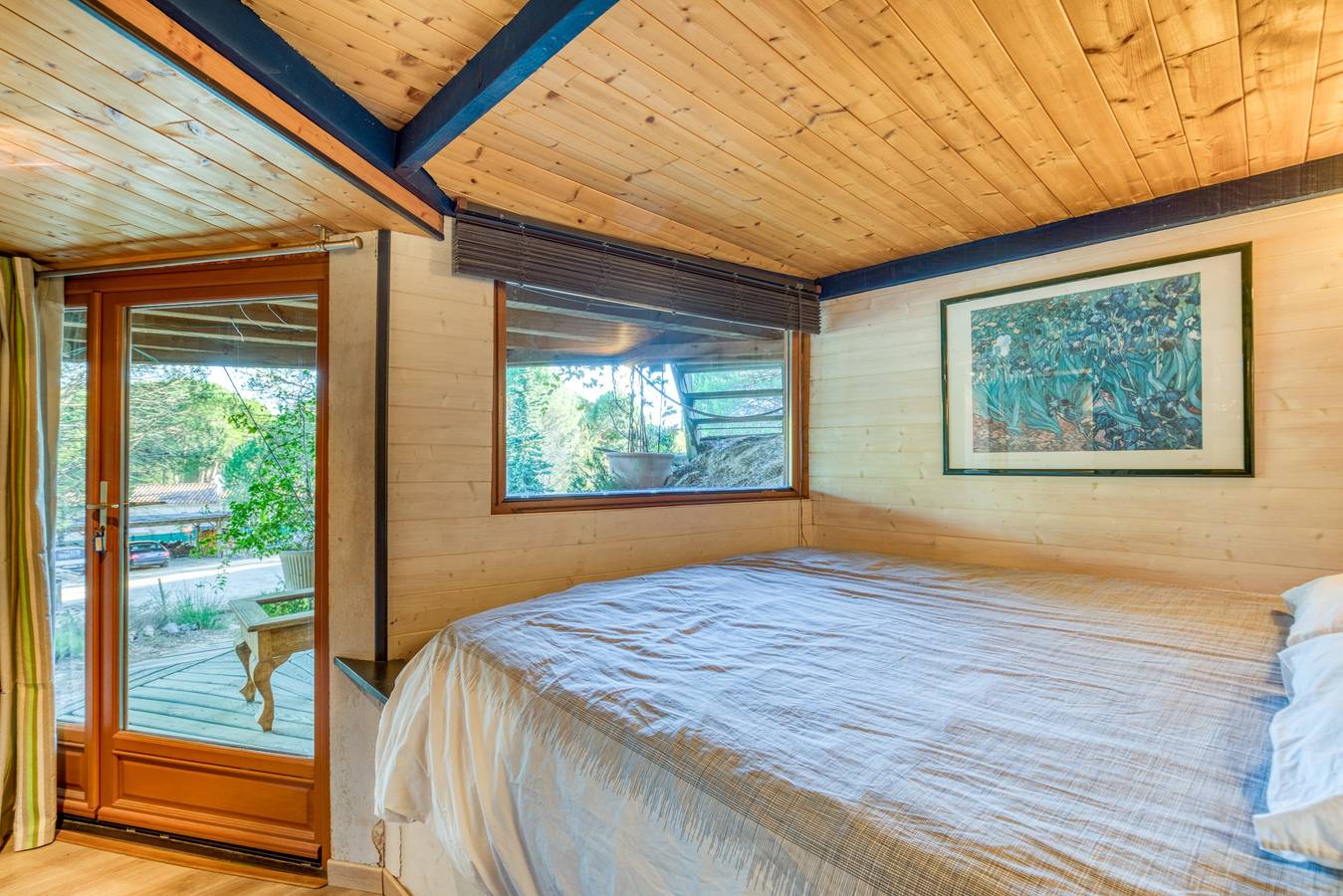 Gastenkamer 'Le Sabel - Blauwe Kamer' met bergzicht en gedeeld zwembad, foto 12