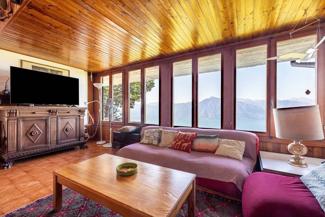 'Villa Franca San Zeno' with Lake View, Garden & Wi-Fi in San Zeno di Montagna, Garda Mountains