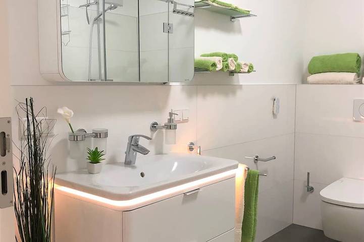 Ganze Wohnung, Panorama Penthouse Apartment, Terrasse, Whirlpool, Klima, bis zu 6 Personen in Frankenthal, Kurpfalz