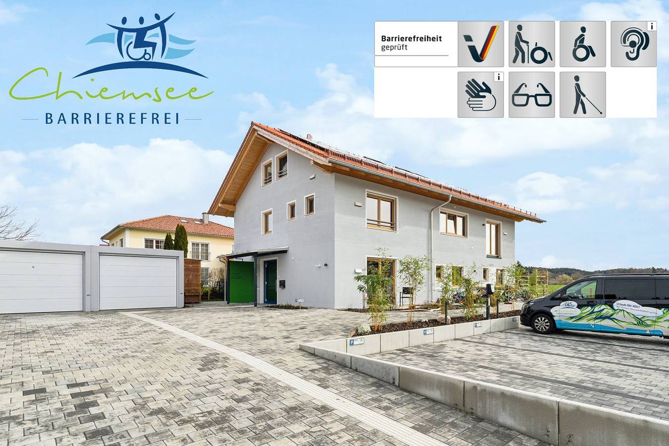 Ganze Ferienwohnung, Chiemsee Barrierefrei - Zweibettzimmer in Nußdorf, Chiemsee