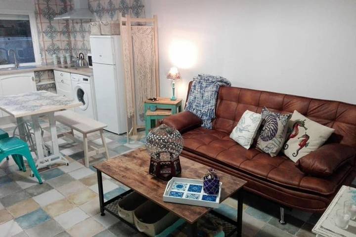 Apartamento para 4 personas, con piscina para niños además de vistas y jardín en Los Caños de Meca