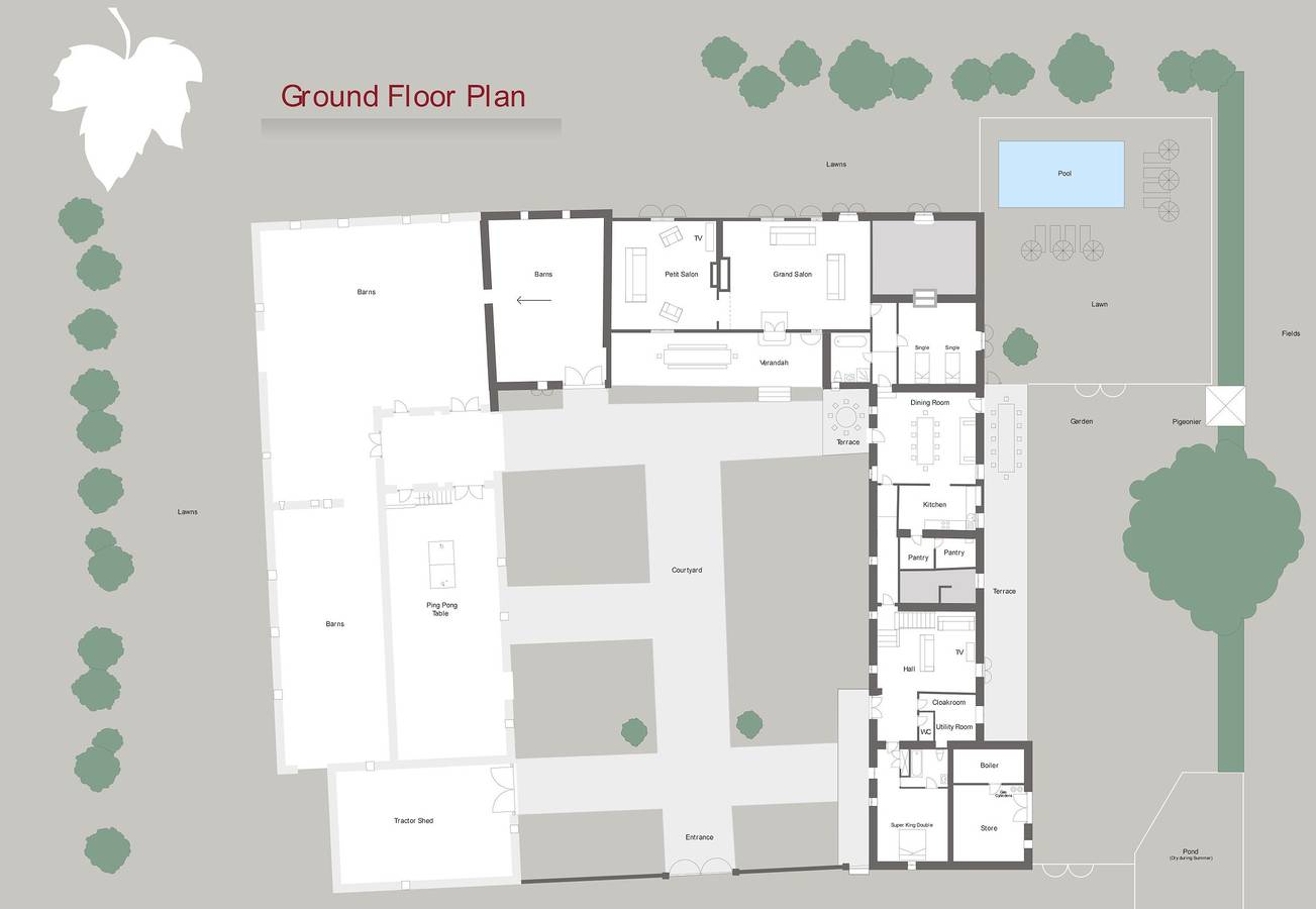 Villa pour 12 personnes avec jardin in Estang, Gers