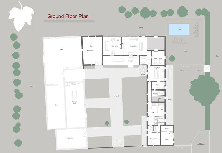 Villa pour 12 personnes, avec jardin et terrasse dans le Gers - 3