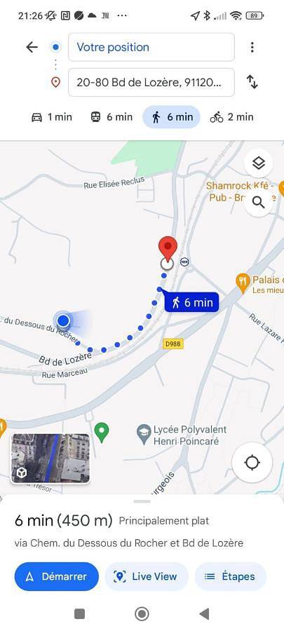 Appartement de vacances entier, Double Room in Palaiseau, Essonne