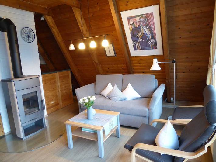 Ferienhaus für 5 Personen, mit Balkon und Terrasse sowie Garten und Seeblick in Leer und Umgebung - 3