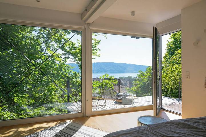 Ganze Wohnung, ArchiStudio: Nachhaltiges Architektur-Studio am Bodensee mit Panoramablick in Sipplingen, Region Bodensee-Oberschwaben