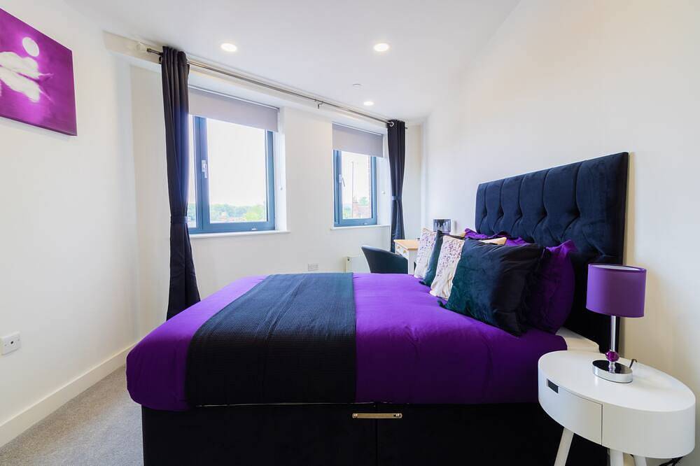 Geheel appartement, Virexxa Bedford Centre - Alpha Suite - 2Bed Flat with Free Parking & Gym in Bedford