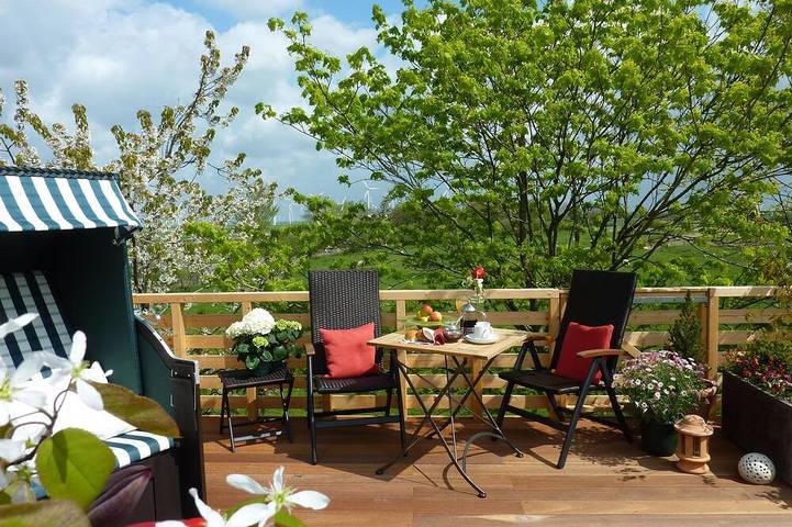 Ferienwohnung für 4 Personen, mit Balkon und Garten in Wesselburen - 4