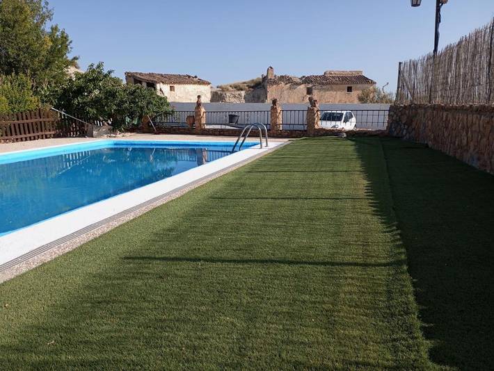 Holiday rental for 8 people, with Terrace and Garden as well as Pool and View in Baza
