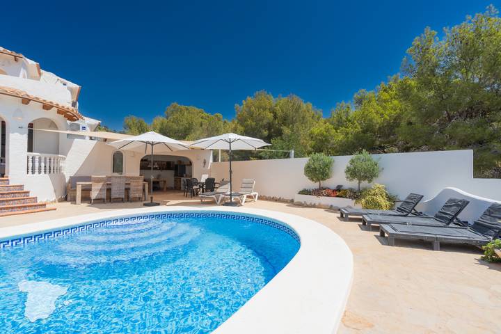 Villa mit pool für 6 Personen, mit Garten und Balkon in Calpe - 4