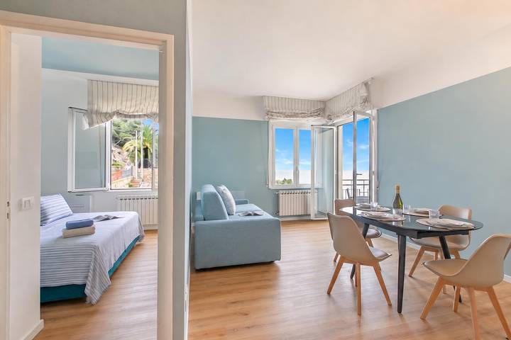 Ferienwohnung für 4 Personen, mit Balkon und Meerblick in Ligurien - 3
