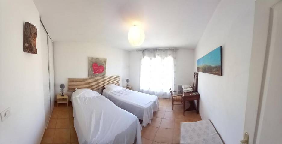 Appartement de vacances pour 2 personnes, avec Balcon ainsi que Terrasse et Jardin