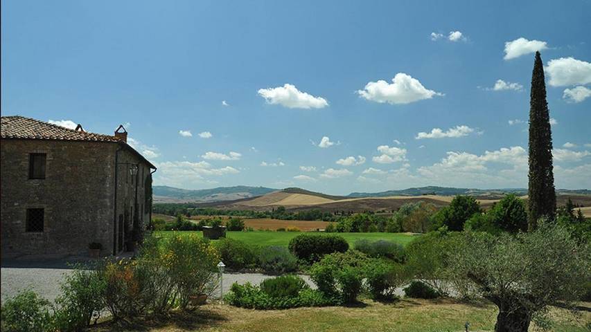 Chambre d’hôte pour 2 personnes, avec jardin ainsi que vue et piscine, animaux acceptés à Pienza - 4