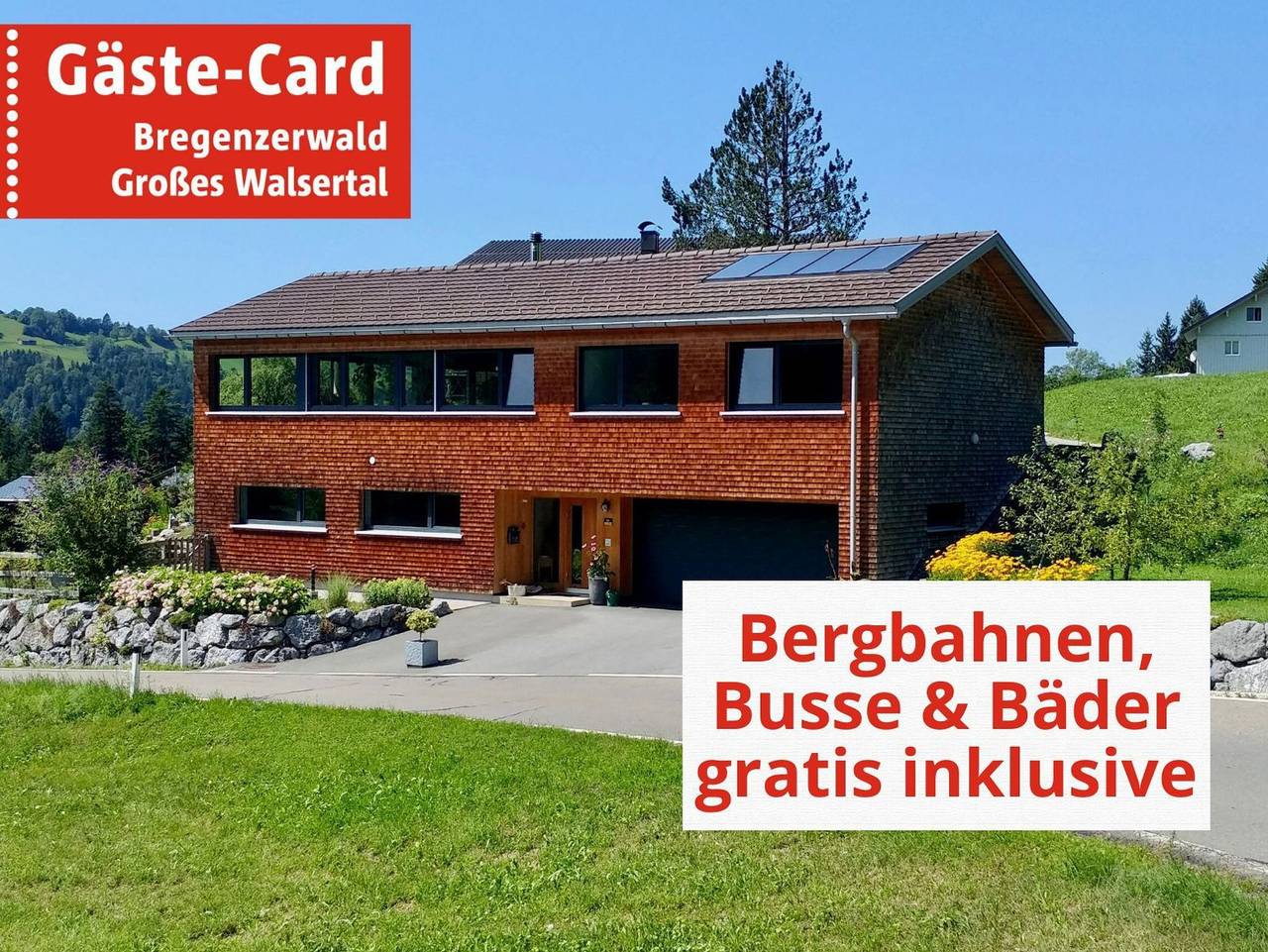 Ganze Ferienwohnung, Haralds exklusives Ferienhaus in Langenegg - exklusives Ferienhaus in Langenegg für 2 Pers. in Langenegg, Bodensee-Vorarlberg