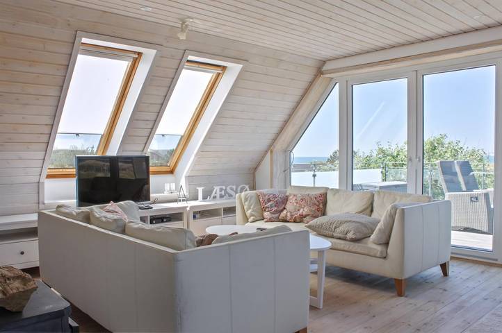Ferienhaus mit Meerblick für 6 Personen, mit Garten und Balkon auf Læsø - 2