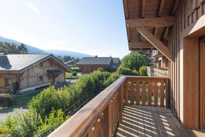 Ganze Wohnung, Appartement 'L'Oralya – 6 Personen – Samoëns' mit Bergblick, Balkon und Wlan in Samoëns, Region Bonneville