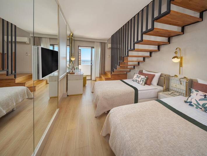 Ferienhaus für 2 Personen, mit Ausblick und Garten sowie Sauna und Pool in Avsallar - 2