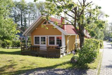 Ferienhaus für 4 Personen, mit Garten in Krakow am See