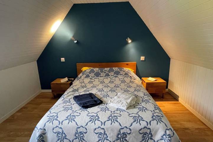Gîte 4 people -  2 swimming pools (1 with telescopic dome) - The beach on foot in Trégunc, Quimper region