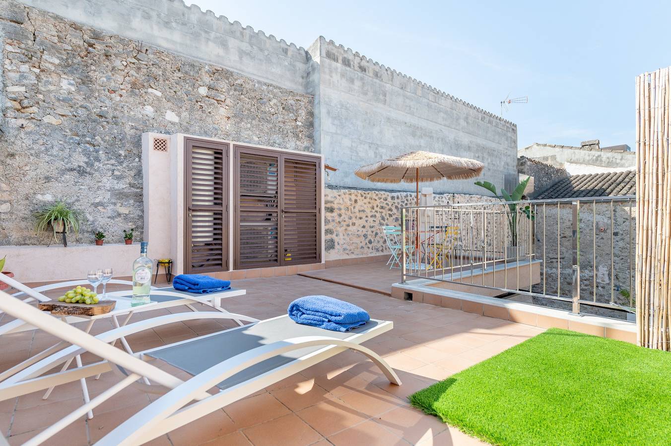 Ferienhaus Cas Solleric mit Pool, Balkon, Klimaanlage und Wlan in Petra (Mallorca), Mallorca Inselmitte