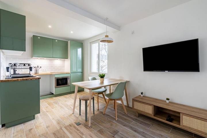 Appartement de vacances pour 4 personnes, avec Balcon ainsi que Jardin et Vue