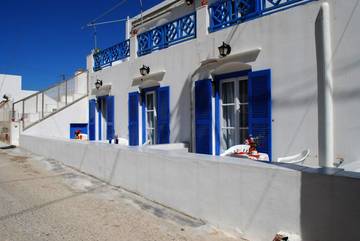 Cottage pour 2 personnes, avec balcon et jardin dans Kamarès