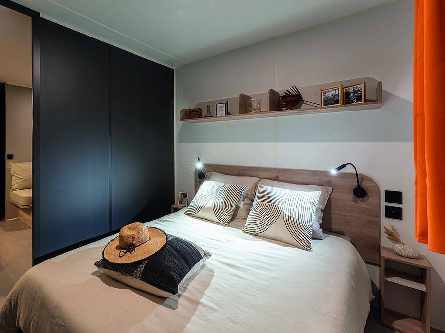 Camping maeva Escapades l'Emeraude du Verdon - Mobilheim 4 personen - Mh Grand Confort 2 Schlafzimmer - Klimatisiert in Aups, Brignoles Region